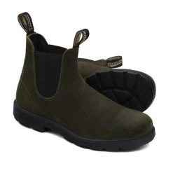 Blundstone Shoes Original Chelsea Boots 1615 Dark Olive