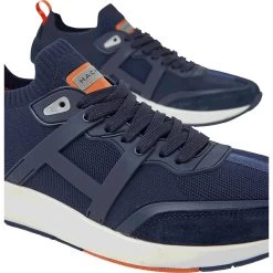 Hackett H- Runner Knit Trainers -Fashionable Men's Shoe Store hackett h runner knit trainers 5