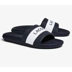 Lacoste Croco Textile Logo Flip Flops -Fashionable Men's Shoe Store lacoste croco textile logo flip flops 2