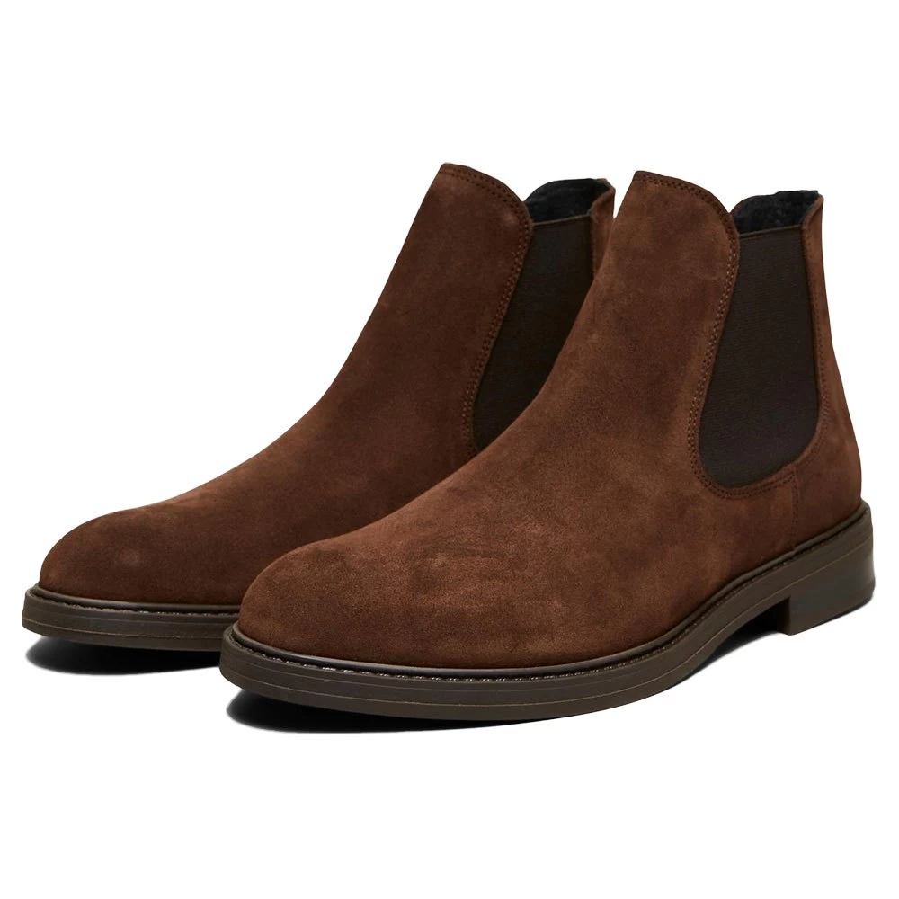 Selected Blake Suede Chelsea Boots 3 Selected Blake Suede Chelsea Boots - Image 3